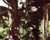 A Rose Trellis,Roses at Oxfordshire - 约翰·辛格·萨金特